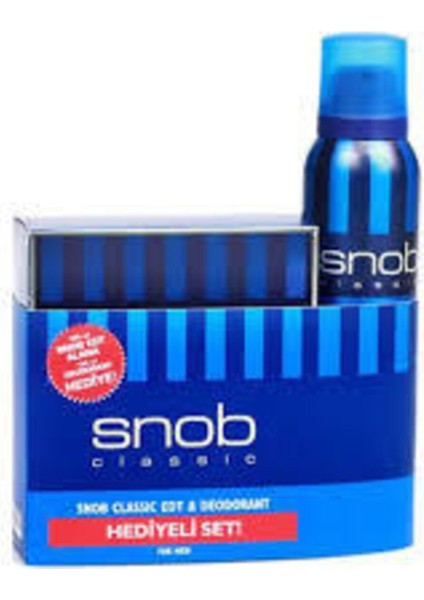 Orıjınal Snop Classic Edt Erkek Parfümü 100 ml + Snop Deodorant 150 ml