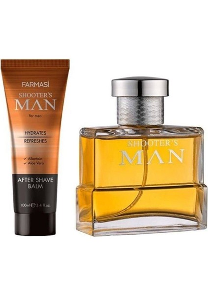 Shooter S Man Edp 100 ml Erkek Parfüm Seti