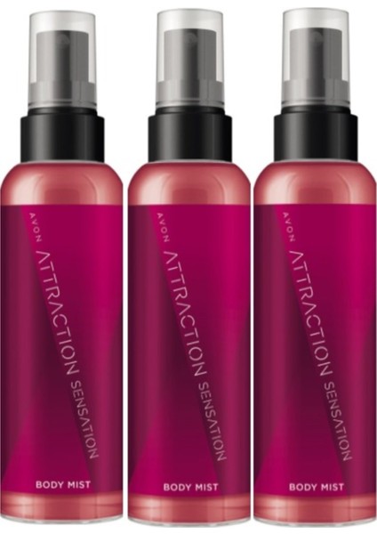 Attraction Sensation Vücut Spreyi 100 ml 3 Adet