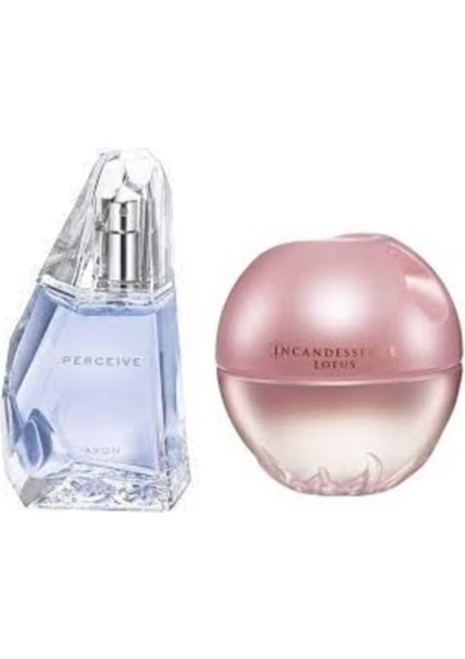 Perceive Edp - 50ML Incandessence Lotus Edp 50 ml Parfüm Kadın Parfüm Seti