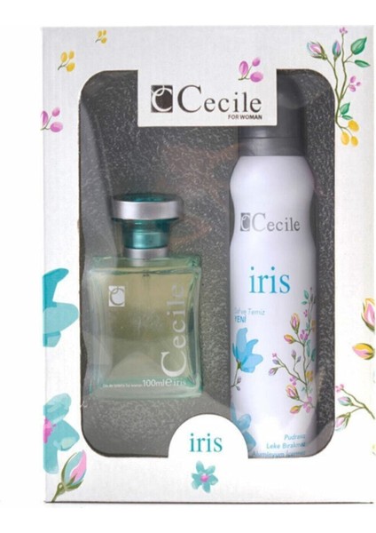 Iris Edt 100 ml 150 ml Deodorant Kadın Parfüm Seti