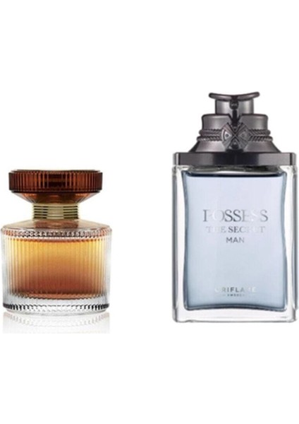 Possess The Secret 75 ml Edp Erkek Parfümü + Amber Elixir 50 ml Edp Kadın Parfümü Seti