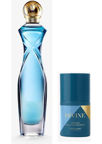 Divine Roll-On Deodorant Set Edp 50 ml