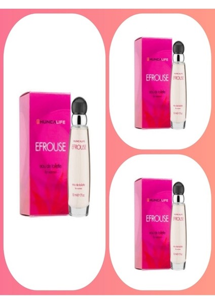 Efrouse Kadın Edt 50 Ml×3 Adet