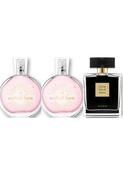Wish Of Love Kadın Parfüm Edt 50 ml 2 Adet+Little Black Dress