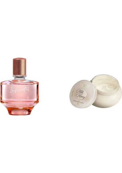 Infinita Kadın Parfüm 50 ml + Milk Honey Krem 250 ml