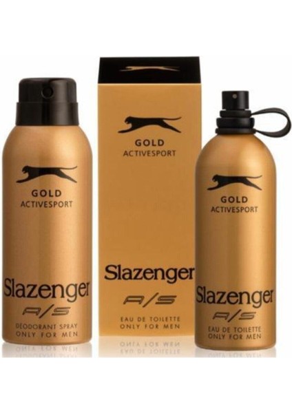 Slazenger Gold 125 ml Parfüm + 150 ml Deo Set 2 Li Gold Özel Seri