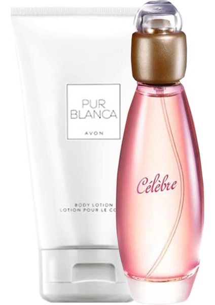 Celebre Edt 50ML Kadın Parfüm-Pur Blanca Vücut Losyonu 150ML
