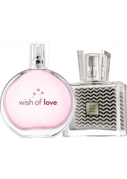 Wish Of Love Edt 50 Ml+Little Black Dress Kadın Parfüm Edp 30 ml
