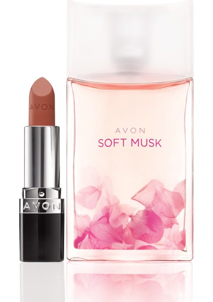 Soft Musk Kadın Edt + Perfectly Mat Ruj - Marvelous Mocha Seti