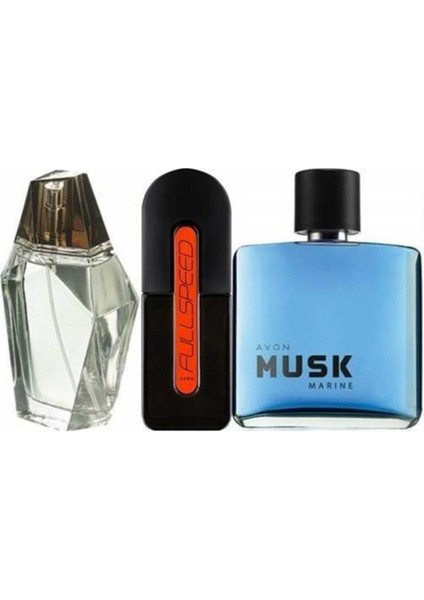 Perceive+Fullspeed+Musk Marine Süper 3lü Erkek Set