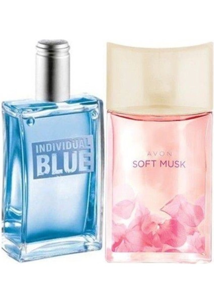 Indıvıdual Blue Edt 100 ml Erkek Parfüm + Soft Musk 50 ml Edt Kadın Parfüm