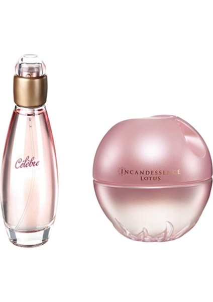 Celebre Edt 50 ml Kadın + Incandessence Lotus Edp 50 ml Kadın Ikili Set