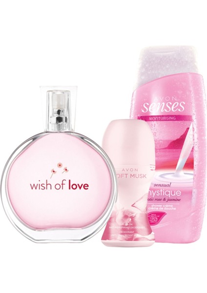 Wish Of Love Edt 50 ml Kadın Parfüm Seti