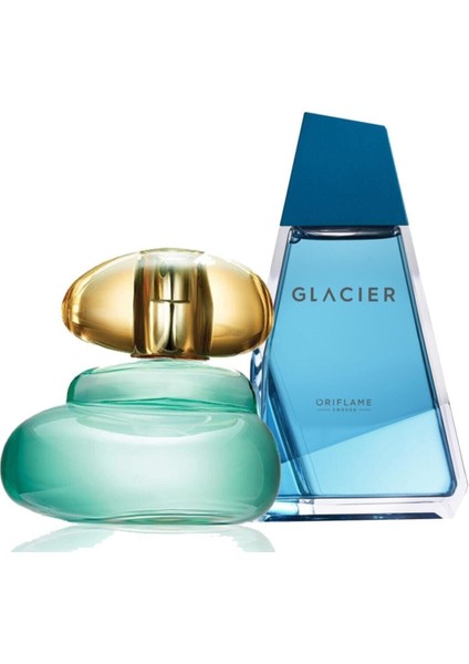 Elvie Edt 50 ml Kadın Parfüm ve Glacier Edt 100 ml Erkek Parfüm NCBSGD417OIYĞ