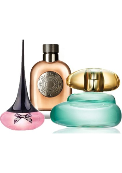 Love Potion Secrets Edp 50+Flamboyant Edt 75 Ml+Elvie 50 ml 3 Adet Parfüm