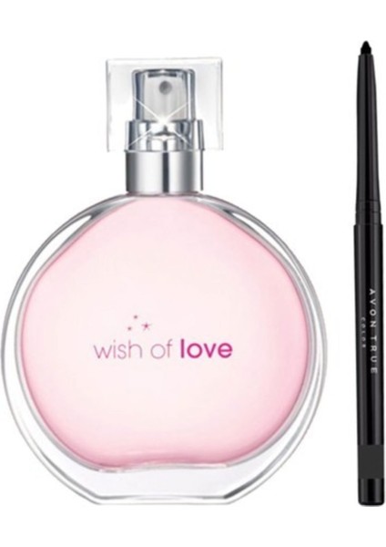 Wish Of Love 50 ml Edt + Glimmerstick Açılıp Kapanabilen Göz Wish Of