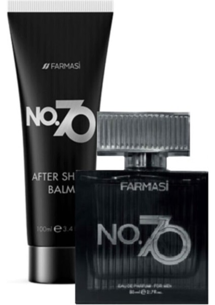 No:70 Edp 80 ml Erkek Parfüm & No.70 Tıraş Sonrası Losyonu 100ML F3A