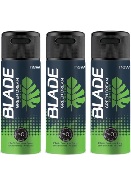 Green Dream Deodorant 3x150ml