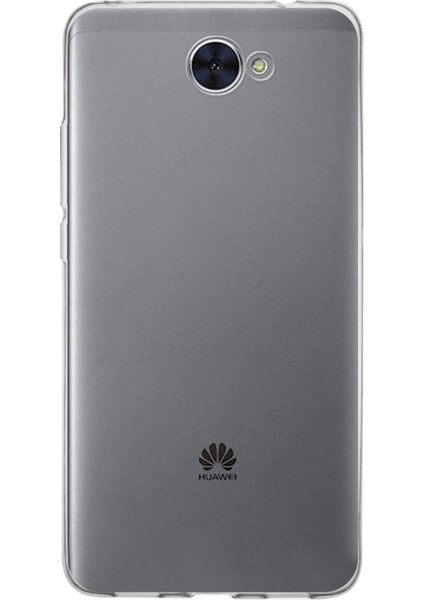 Caseworld Huawei Y7 Kapak 1mm Şeffaf Silikon Kılıf