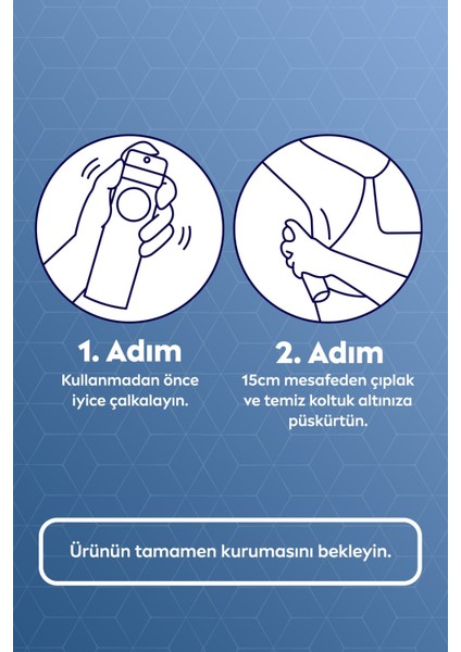 Men Derma Control Clinical Erkek Sprey Deodorant 150ml 96 Saat Üstün Koruma indirimleri