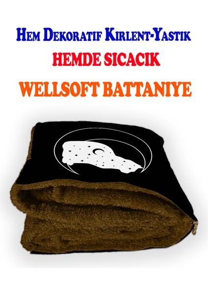 Zodyak Kedi Desenli Iç Dolgusu Battaniyeli Araç Içi Opsiyonel Yastık 38X38CM fiyatları