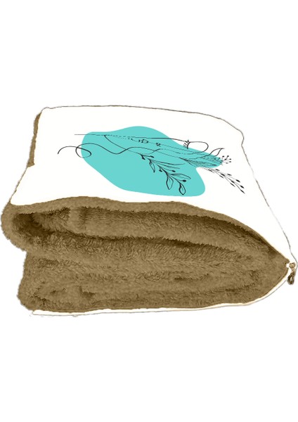 Modern Çizgi Desenli Iç Dolgusu Battaniyeli Araç Içi Opsiyonel Yastık 36X36CM fiyatları