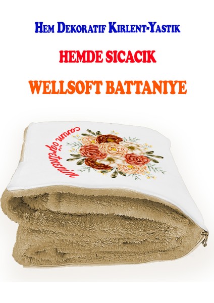 Öğretmenler Günü Hediyesi Opsiyonel Ikisi Bir Arada Yastık Battaniye 36X36CM fiyatları