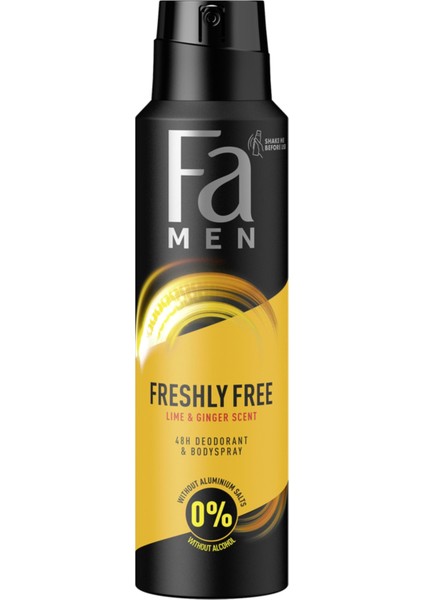 Freshly Free Misket Limonu & Zencefil Deosprey X 3 Adet