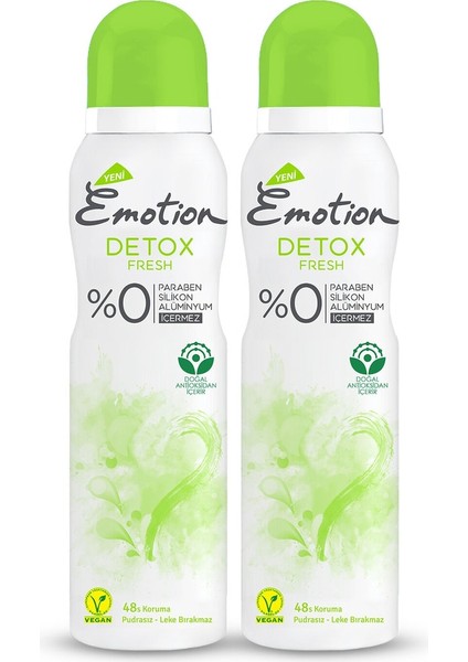 Detox Fresh Deodorant 2x150ml