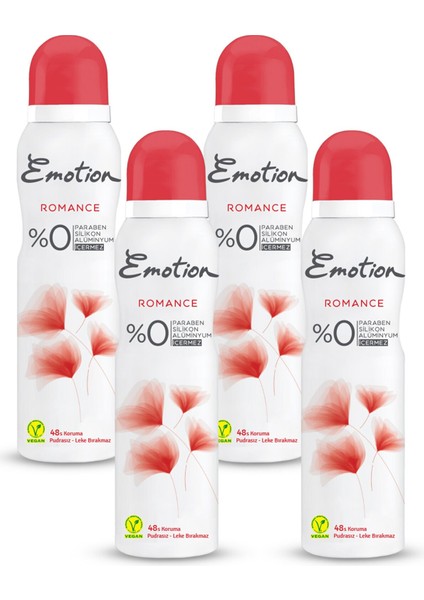 Romance Kadın Deodorant 4x150ml