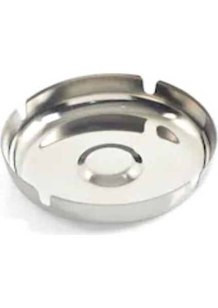 Kromajlı Metal Kül Tablası 11CM Paslanmaz Çelik Yuvarlak Küllük