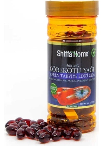 Bitkisel Çörekotu Yağı Softjel 500 Mg 150 Kapsül