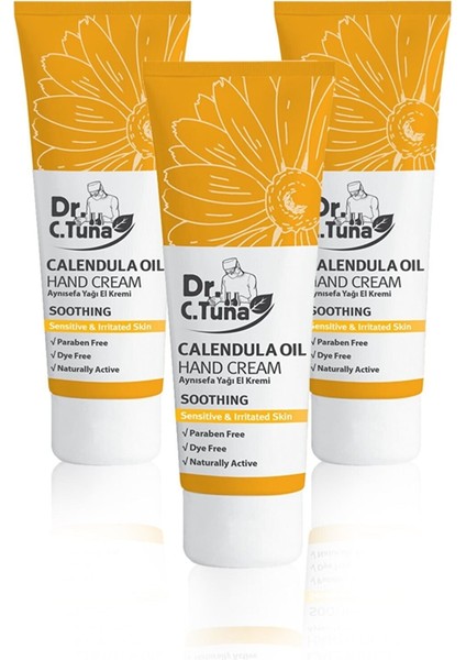 Dr.c.tuna Calendula Oıl Hand Cream 3 Adet Hand