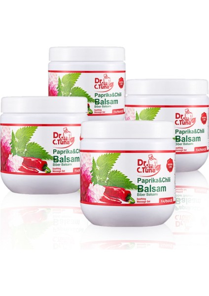 Dr C. Tuna Biberli Masaj JELI-500ML 4'lü Set