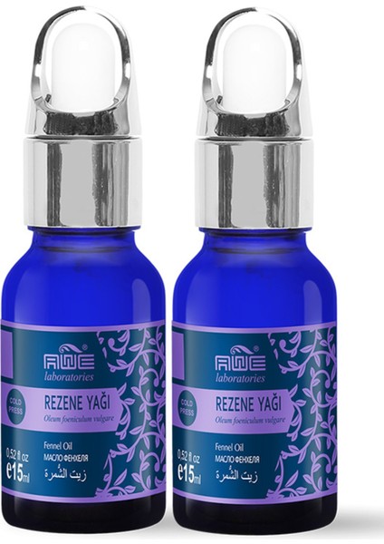 2li Rezene Uçucu Yağı, 15 Ml, Damlalıklı Serum/ Kolay Kullanım