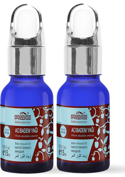 2li Acı Badem Yağı, 15 Ml, Damlalıklı Serum/ Kolay Kullanım