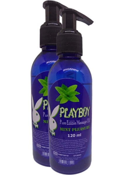 Pure Edible Massage Oil 120ML Nane Aromalı Masaj Yağı 2 Adet