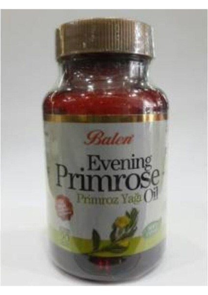 Primroz Yağı Evening Primrose Oil Yum. Kap. 500 Mg x 90 Kapsül