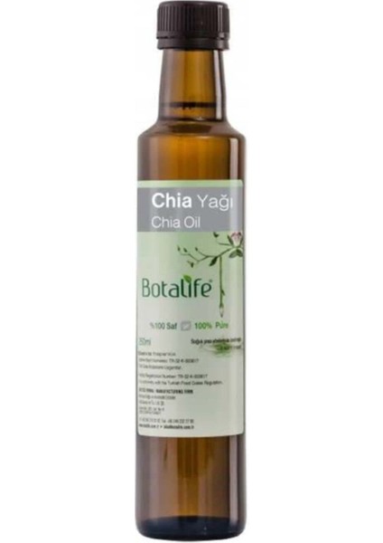 %100 Saf Chia Yağı(Salvia Hispanica) 250 ml