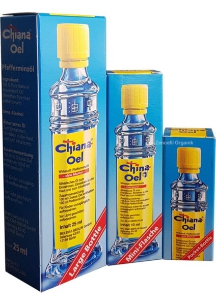 Chiana Oil Alman Üretimi Orijinal Çin Yağı 5 ml Küçük Boy