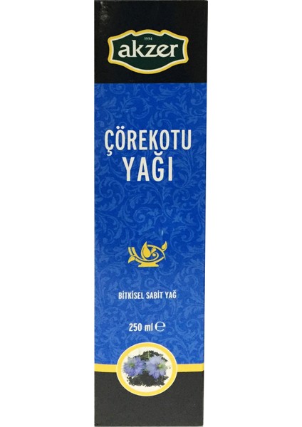 Gülübik Soğuk Pres Akzer Çörekotu Yağı 250 ml