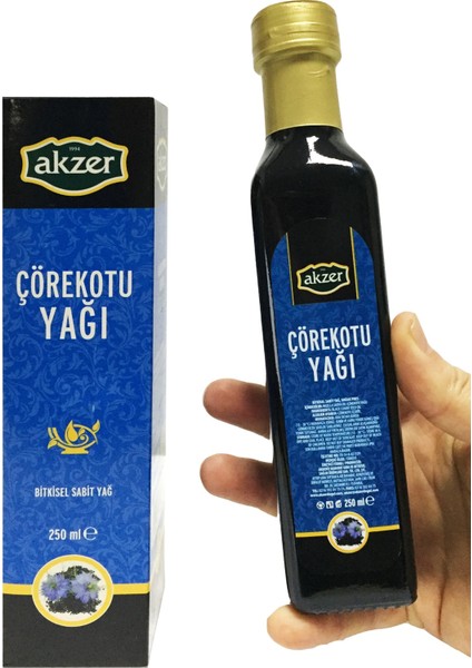 Gülübik Soğuk Pres Akzer Çörekotu Yağı 250 ml