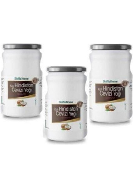 Katı Hindistan Cevizi Yağ 330ML x 3 Adet