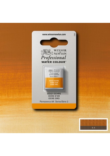 Professional Sulu Boya Yarım Tablet Gold Ochre 285 S.2