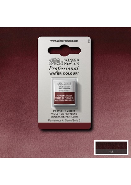 Professional Sulu Boya Yarım Tablet Perylene Violet 470 S.2