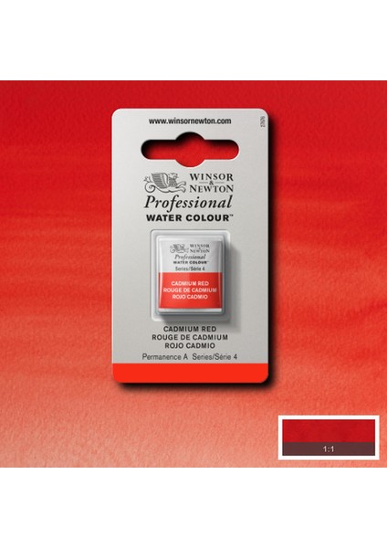 Professional Sulu Boya Yarım Tablet Cadmium Red 094 S.4