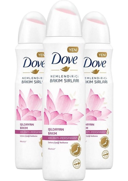 Kadın Lotus Çiçeği Kokusu Deodorant Sprey 150 Ml X 3 fiyatları