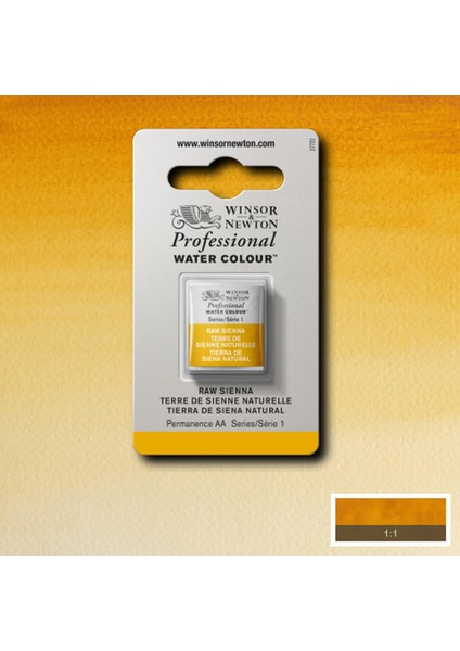 Professional Sulu Boya Yarım Tablet Raw Sienna 552 S.1