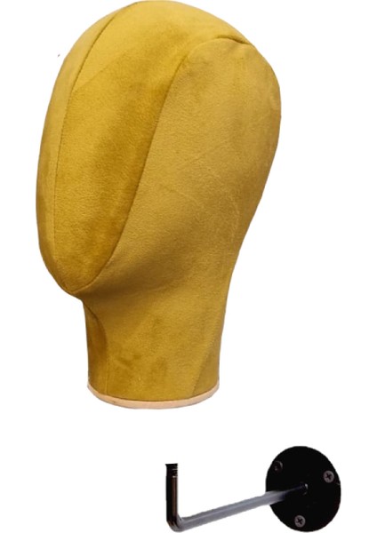 Duvara Monte Bayan Kumaş Kaplı Kafa Mankeni fırsatları